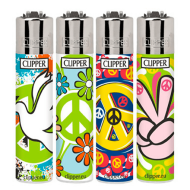 Encendedor Clipper hippie colors