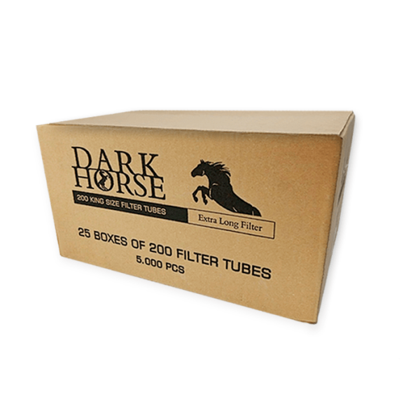 Tubos filtro extralargo 5000 uds Dark Horse - 20x500