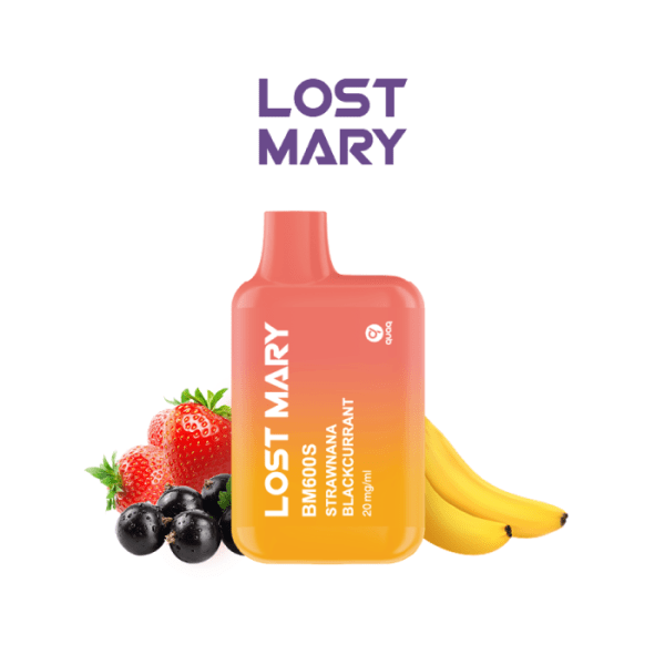 Lost Mary Elite Pod desechable 20mg/ml nicotina - Fresa, Plátano y Grosella Negra