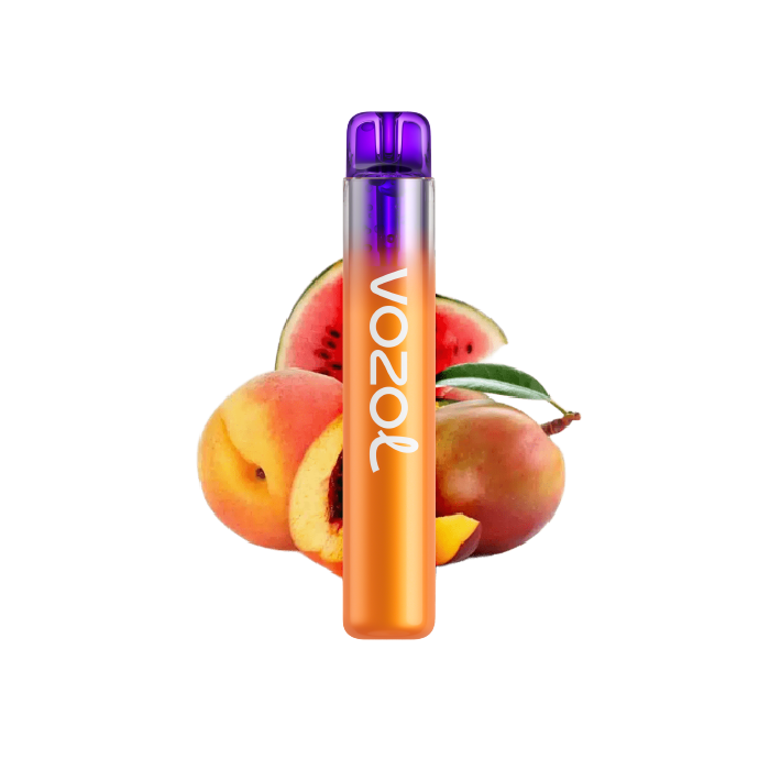 Pod desechable VOZOL Neon 1000 puffs 20mg/ml nicotina – Sandía, Melocotón y Mango