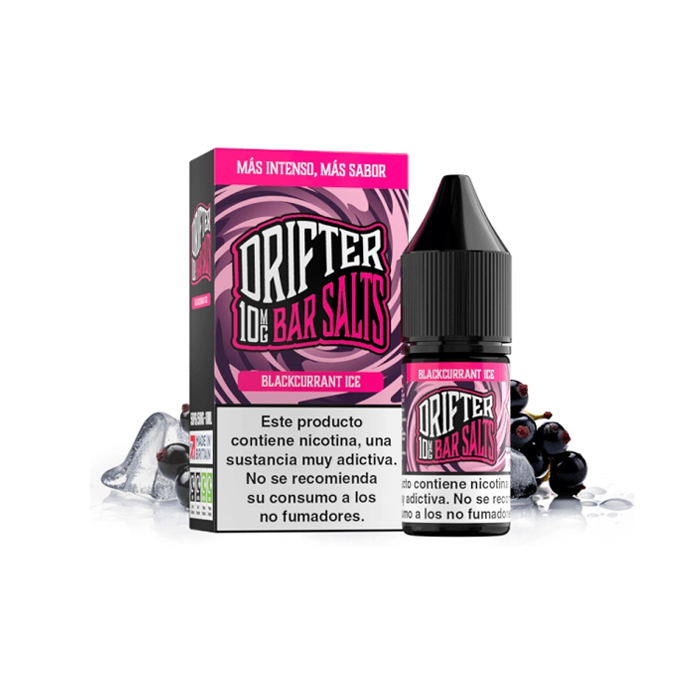 Sales de Nicotina Drifter Juice Sauz bote 10 ml. (10mg nic.) – Blackcurrant Ice