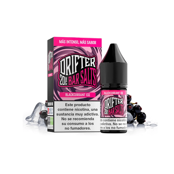 Sales de Nicotina Drifter Juice Sauz bote 10 ml. (20mg nic.) – Blackcurrant Ice