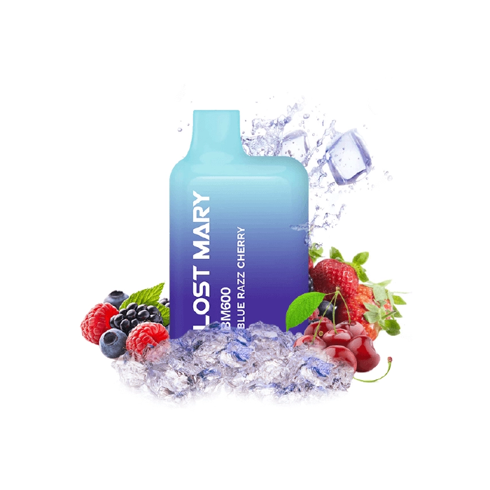 Vaper desechable Lost Mary BM 600 puffs 20mg/ml nicotina – Blue Razz Cherry