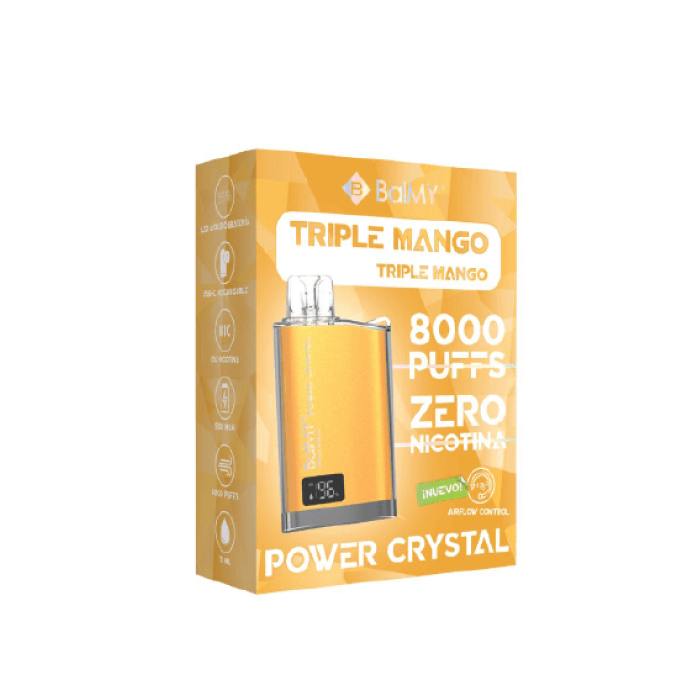 pod-desechable-balmy-crystal-power-8000-puffs-sin-nicotina-triple-mango-pack