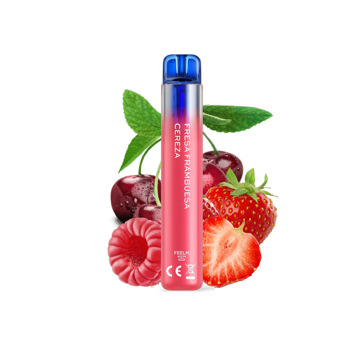 Pod desechable VOZOL Neon 1000 puffs 20mg/ml nicotina – Fresa, Frambuesa y Cereza