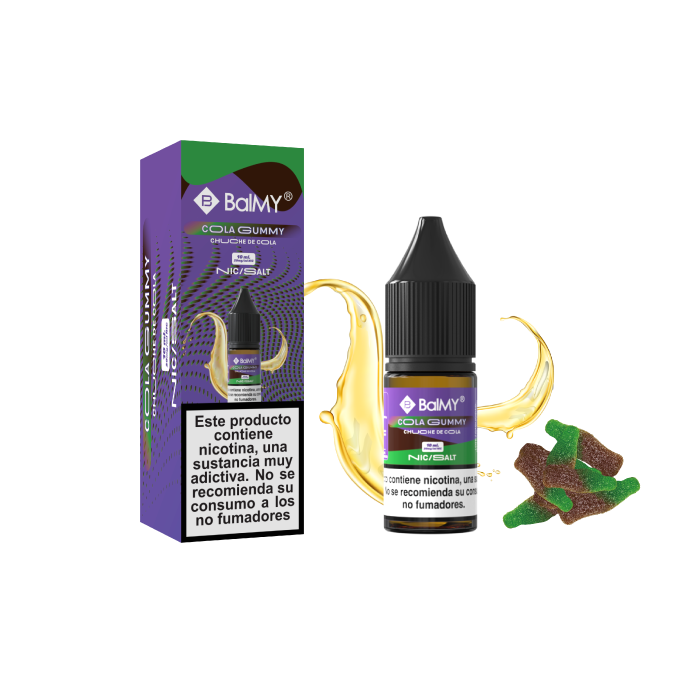Sales de Nicotina BalMY bote 10 ml. – 20 mg/ml nic. – Chuche de Cola