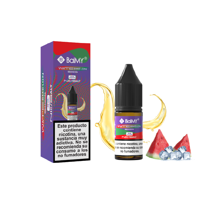 Sales de Nicotina BalMY bote 10 ml. – 20 mg/ml nic. – Sandía