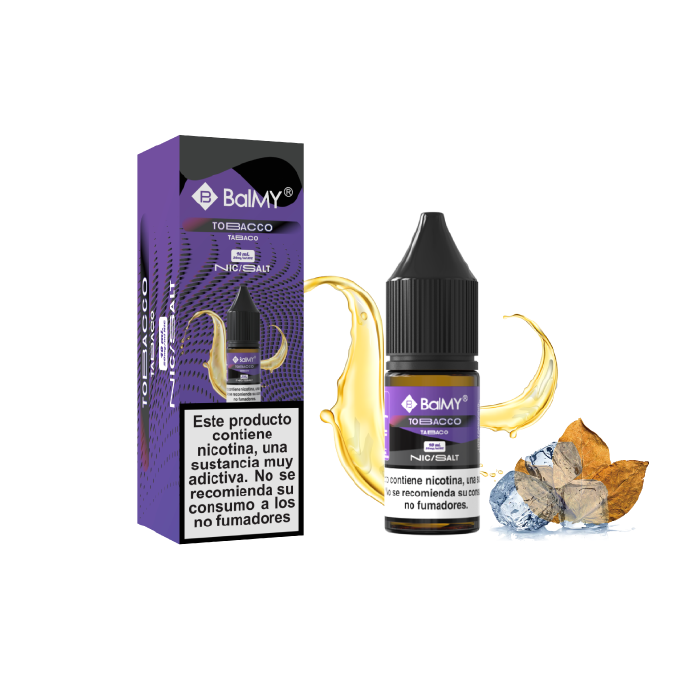 Sales de Nicotina BalMY bote 10 ml. – 20 mg/ml nic. – Tabaco