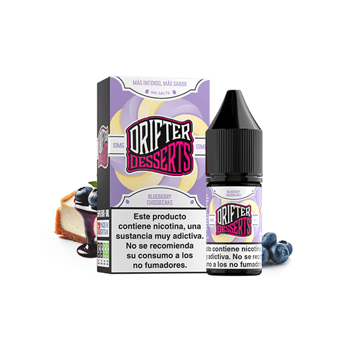 Sales de Nicotina Drifter Juice Sauz bote 10 ml. (10mg nic.) – Blueberry Cheesecake