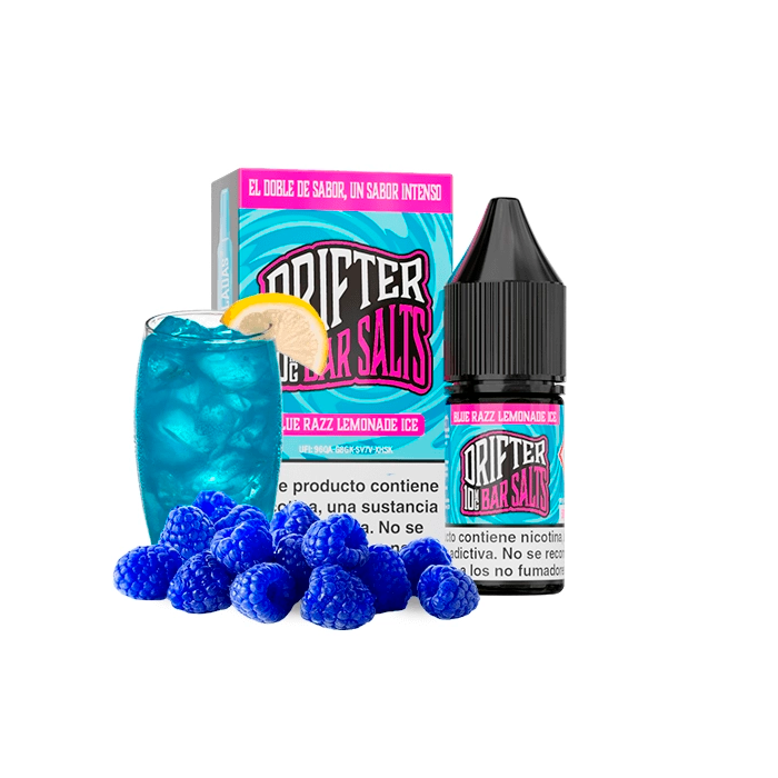 Sales de Nicotina Drifter Juice Sauz bote 10 ml. (10mg nic.) – Blue Razz Lemonade Ice