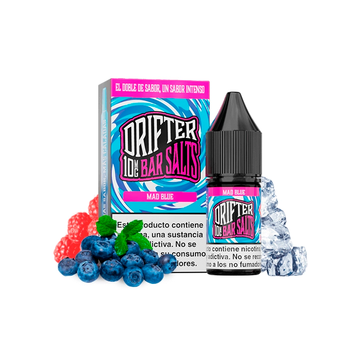 Sales de Nicotina Drifter Juice Sauz bote 10 ml. (10mg nic.) – Mad Blue