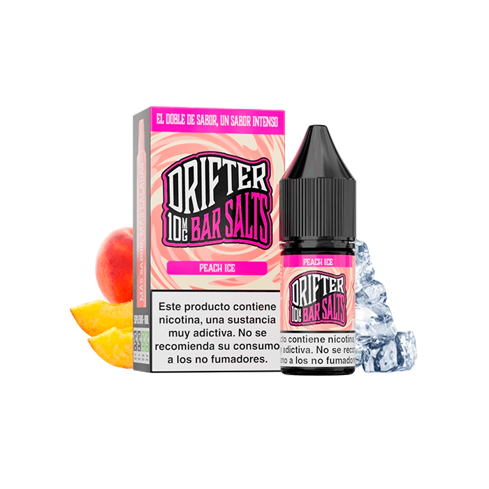 Sales de Nicotina Drifter Juice Sauz bote 10 ml. (10mg nic.) – Melocotón Ice