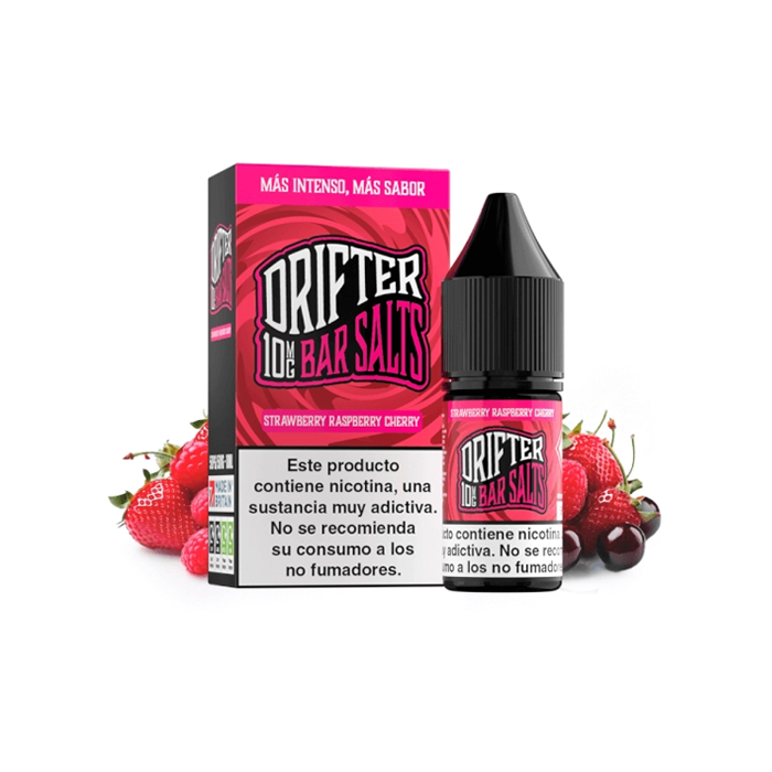 Sales de Nicotina Drifter Juice Sauz bote 10 ml. (10mg nic.) – Strawberry Raspberry Cherry