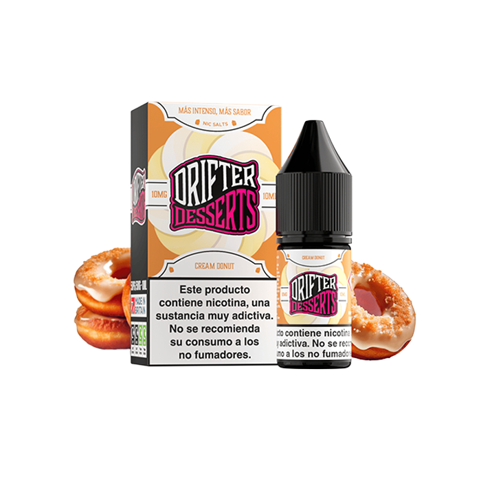 Sales de Nicotina Drifter Juice Sauz bote 10 ml. (10mg nic.) – Cream Donut