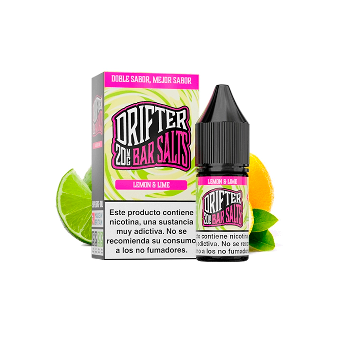 Sales de Nicotina Drifter Juice Sauz bote 10 ml. (20mg nic.) – Limón y Lima
