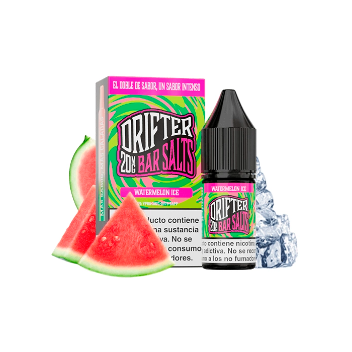 Sales de Nicotina Drifter Juice Sauz bote 10 ml. (20mg nic.) – Sandía Ice