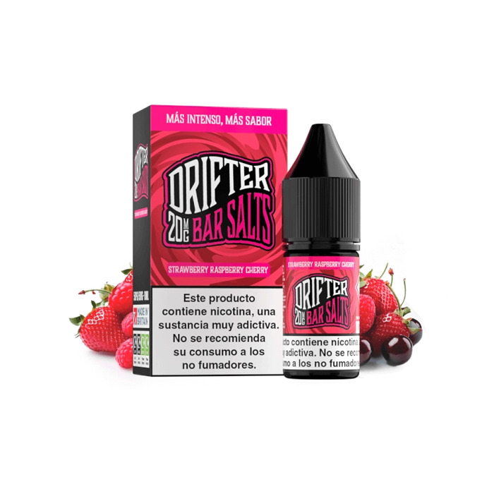 Sales de Nicotina Drifter Juice Sauz bote 10 ml. (20mg nic.) – Strawberry Raspberry Cherry