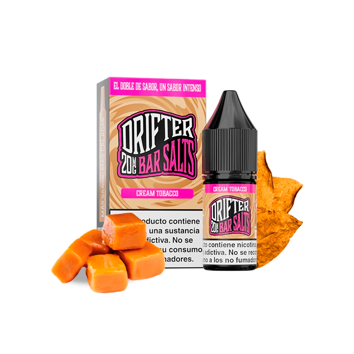 Sales de Nicotina Drifter Juice Sauz bote 10 ml. (20mg nic.) – Crema de Tabaco
