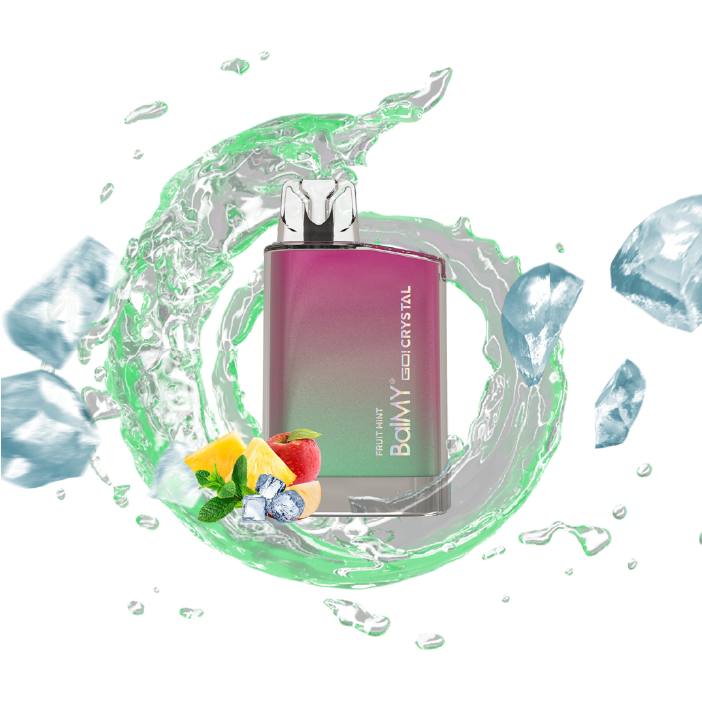Vaper desechable BalMY GO Crystal 20mg/ml nicotina – Fruta Menta