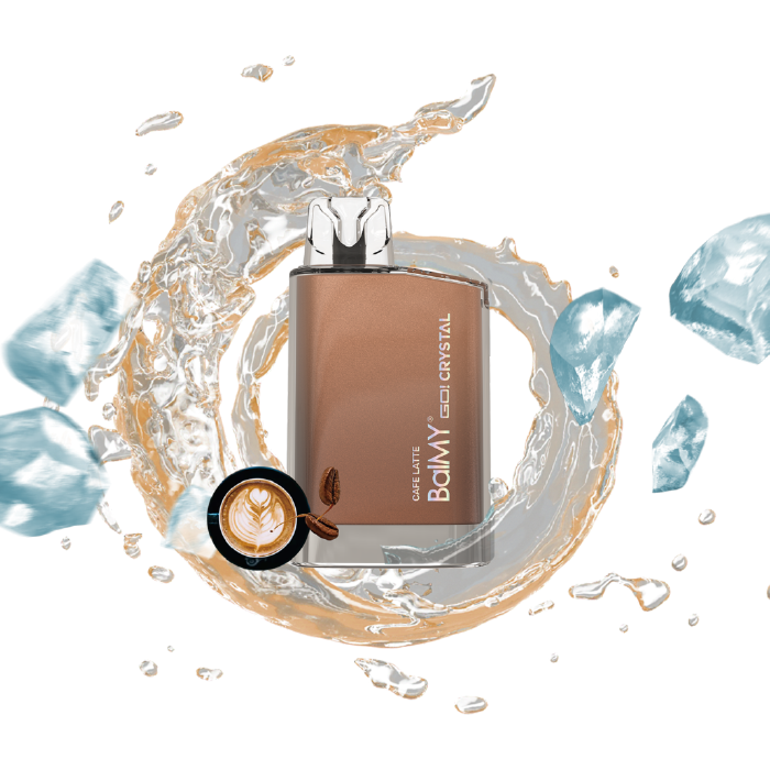 Vaper desechable BalMY GO Crystal 20mg/ml nicotina – Café Latte