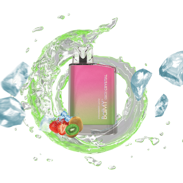 Vaper desechable BalMY GO Crystal 20mg/ml nicotina – Fresa Kiwi