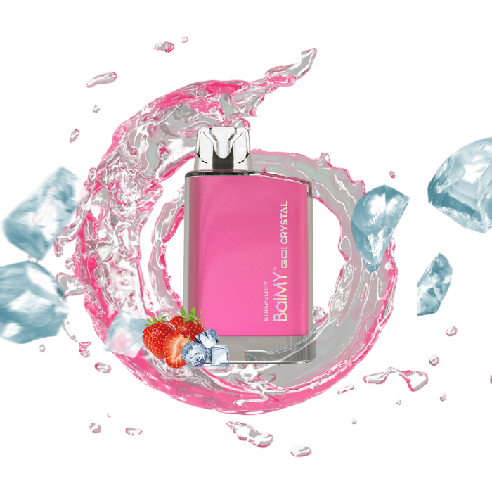 Vaper desechable BalMY GO Crystal 20mg/ml nicotina – Fresa