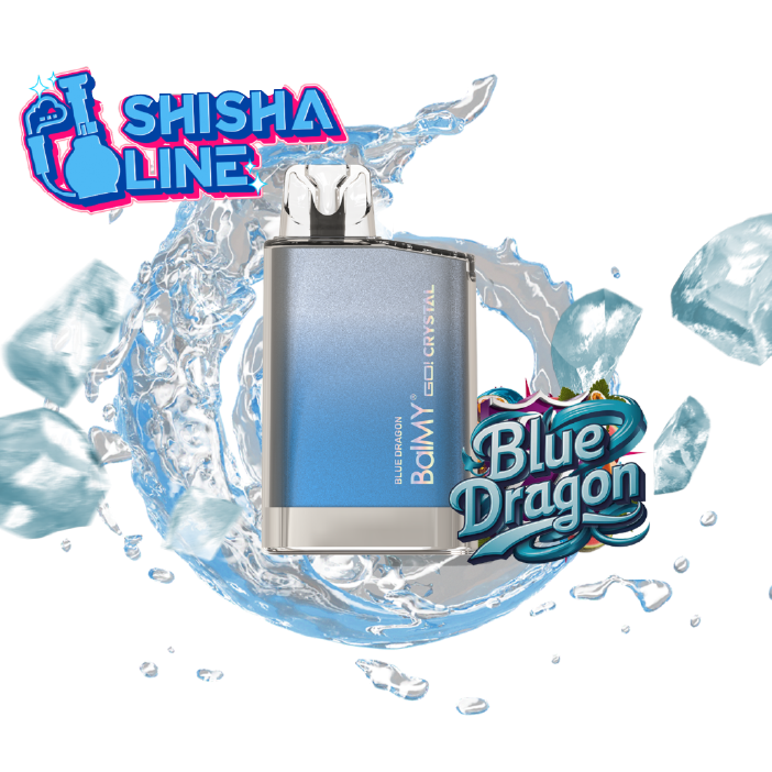Vaper desechable BalMY GO Crystal 20mg/ml nicotina – Blue Dragon Shisha Line