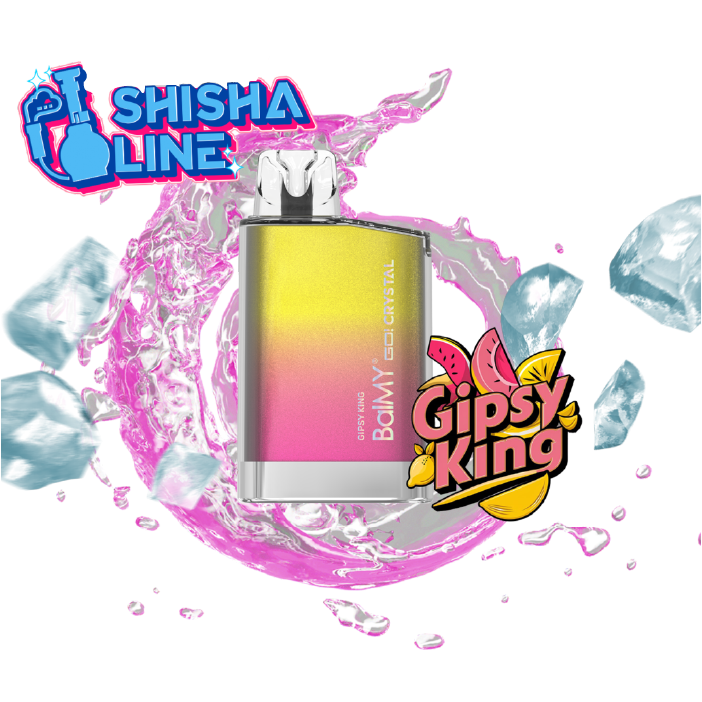 Vaper desechable BalMY GO Crystal 20mg/ml nicotina – Gipsy King Shisha Line