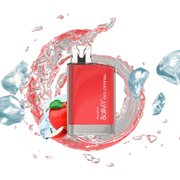 Vaper desechable BalMY GO Crystal 20mg/ml nicotina – Manzana Roja