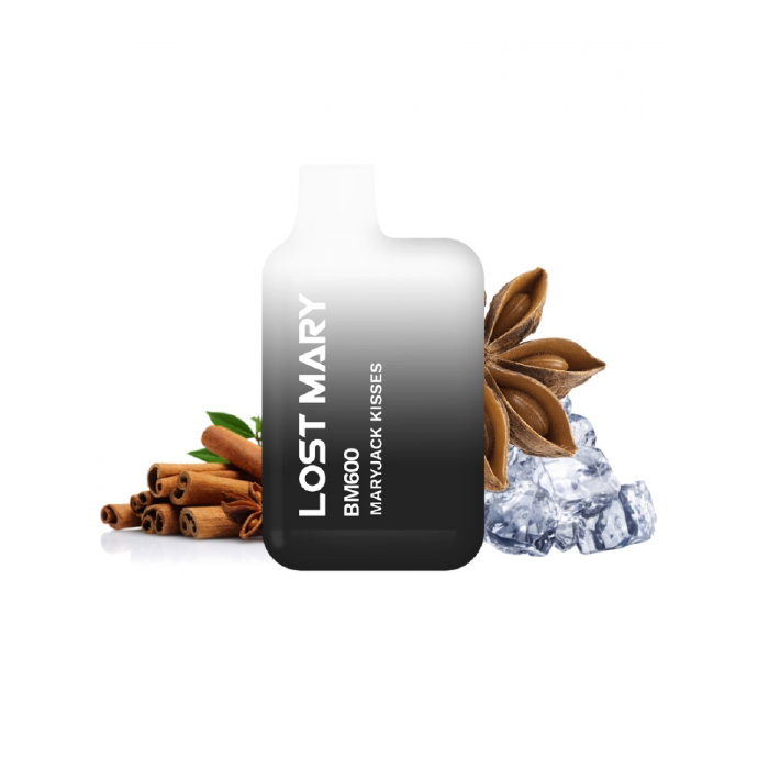 Vaper desechable Lost Mary BM 600 puffs 20mg/ml nicotina – Maryjack Kisses
