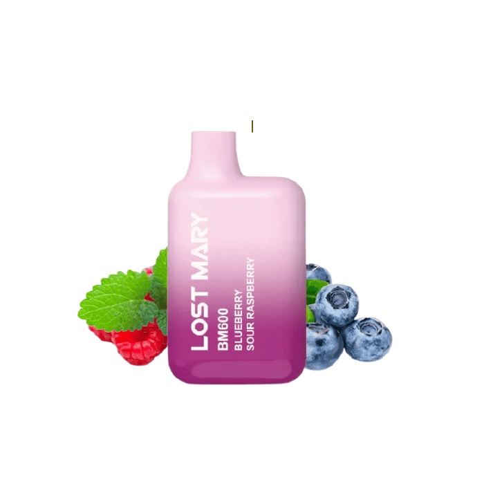 Vaper desechable Lost Mary BM 600 puffs 20mg/ml nicotina – Blueberry Sour Raspberry