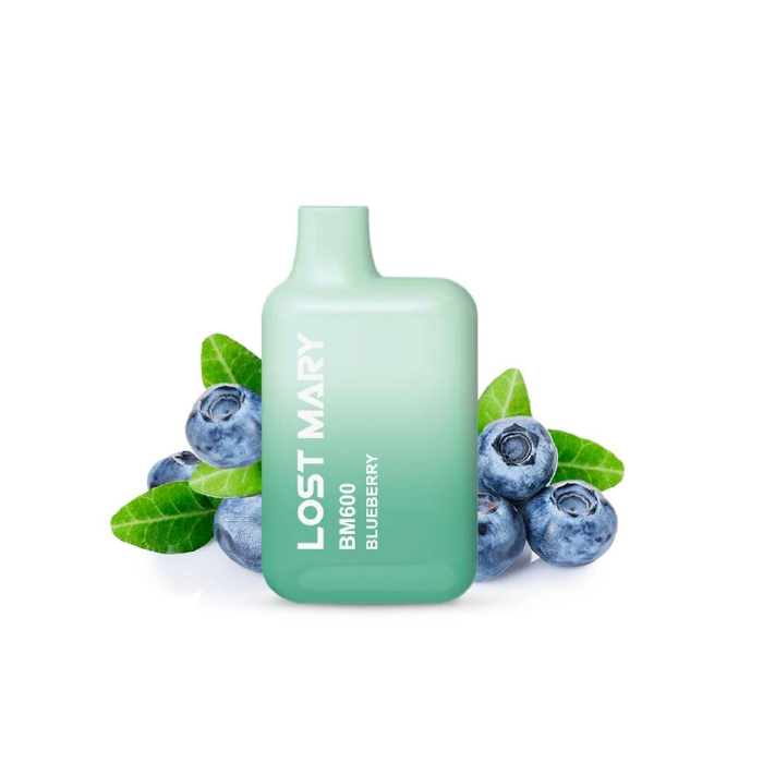 Vaper desechable Lost Mary BM 600 puffs 20mg/ml nicotina – Blueberry
