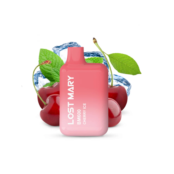 Vaper desechable Lost Mary BM 600 puffs 20mg/ml nicotina – Cherry Ice