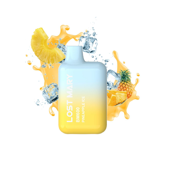 Vaper desechable Lost Mary BM 600 puffs 20mg/ml nicotina – Pineapple Ice