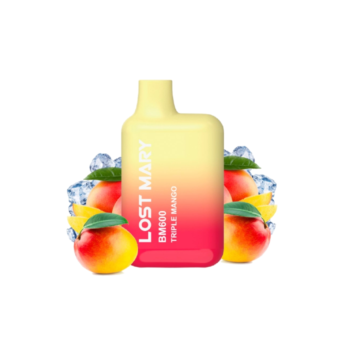Vaper desechable Lost Mary BM 600 puffs 20mg/ml nicotina – Triple Mango
