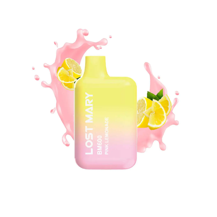Vaper desechable Lost Mary BM 600 puffs 20mg/ml nicotina – Pink Lemonade
