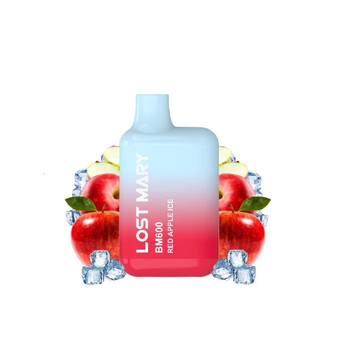 Vaper desechable Lost Mary BM 600 puffs 20mg/ml nicotina – Red Apple Ice