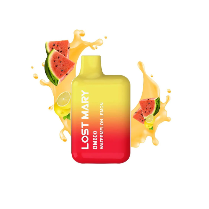Vaper desechable Lost Mary BM 600 puffs 20mg/ml nicotina – Watermelon Lemon