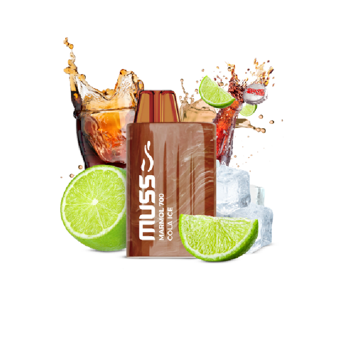 Vaper desechable MUSS Marmol 700 con nicotina 20mg/ml – Cola Helada