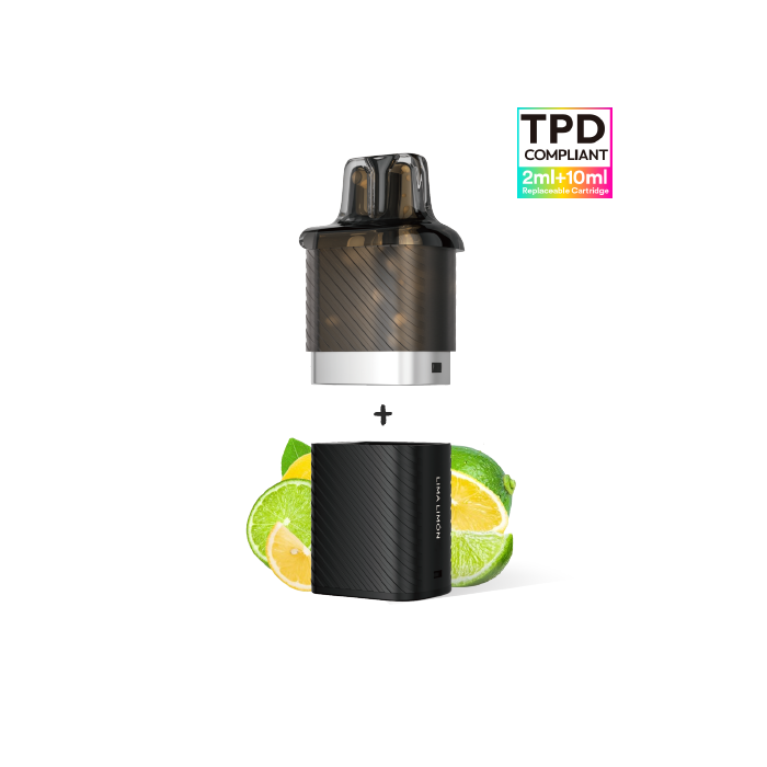 VOZOL Vista Plug pack recarga cápsula pod (2ml) + recipiente (10ml) 20mg/ml nicotina – Lima Limón