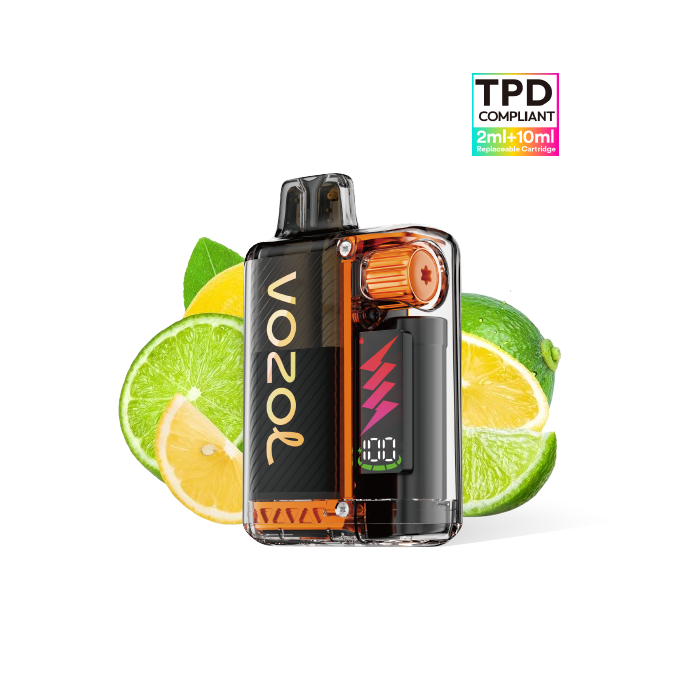 VOZOL Vista Plug Kit Starter 10.000 puffs (2ml + 10ml) precargado 20mg/ml nicotina – Limón y Lima