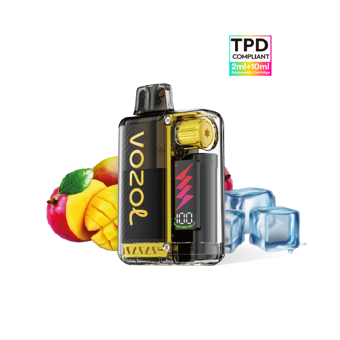 VOZOL Vista Plug Kit Starter 10.000 puffs (2ml + 10ml) precargado 20mg/ml nicotina – Mango Ice