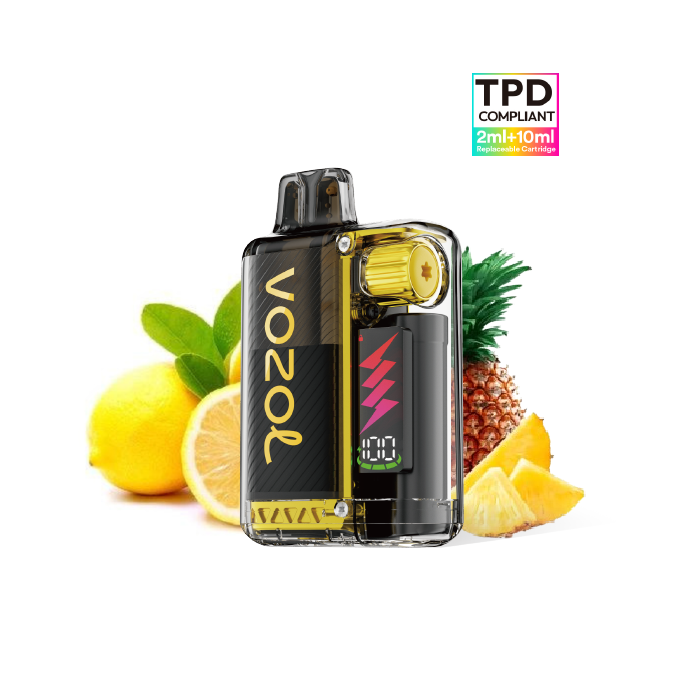 VOZOL Vista Plug Kit Starter 10.000 puffs (2ml + 10ml) precargado 20mg/ml nicotina – Piña Limón