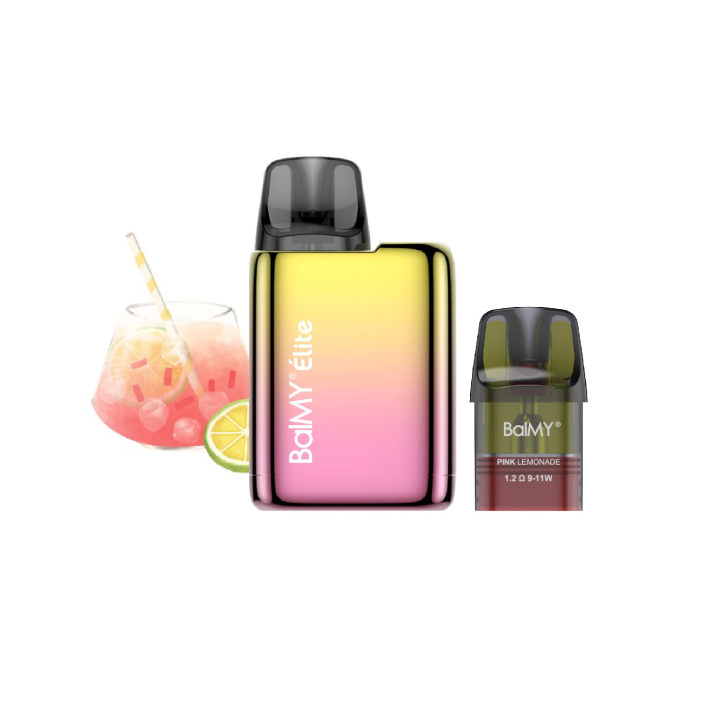 Pod recargable de cápsula BalMY Élite Kit Starter 20mg/ml nicotina – Pink Lemonade