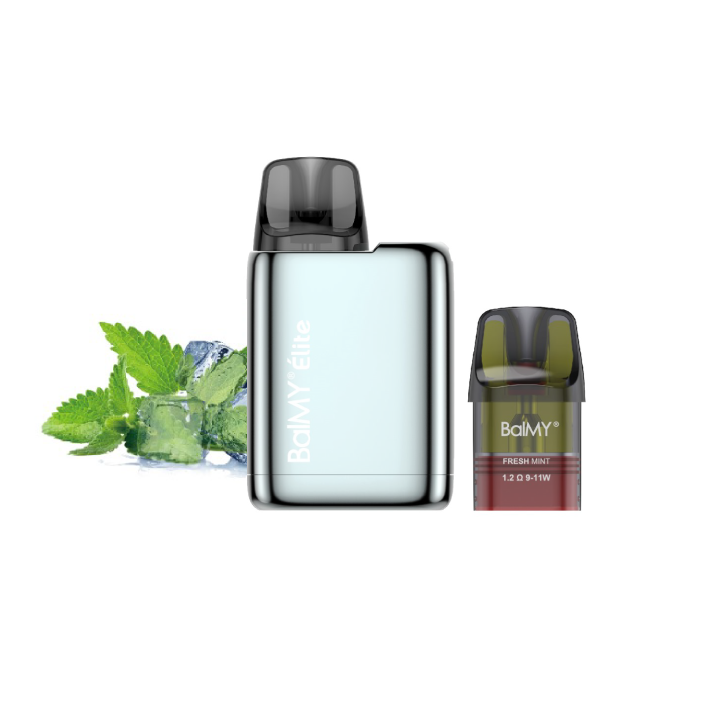 Pod recargable de cápsula BalMY Élite Kit Starter 20mg/ml nicotina – Menta Fresca