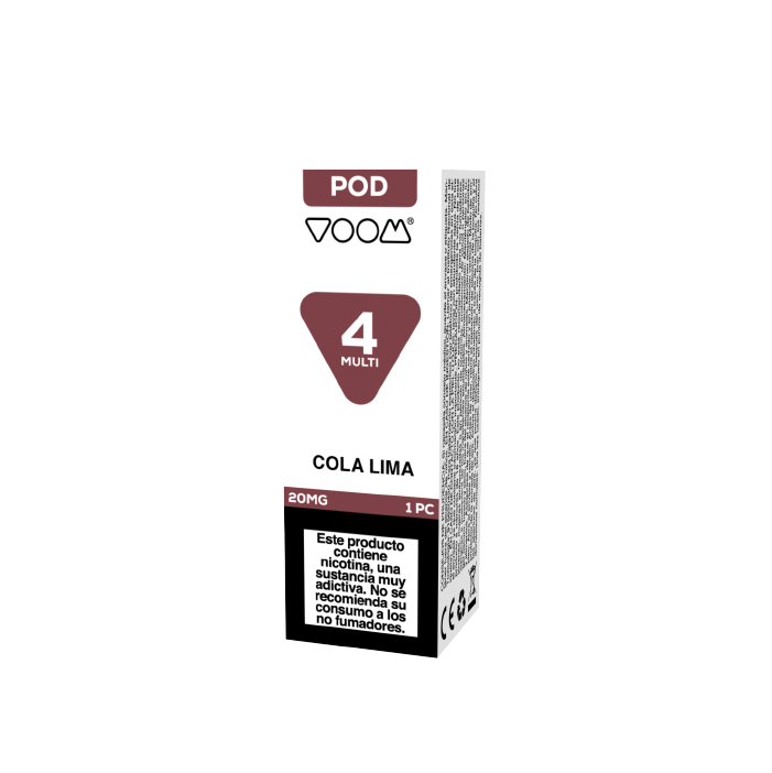 Cápsula prellenada repuesto VOOM 4 MULTI POD prellenada 20mg/ml nicotina – 1 ud – Cola Lima
