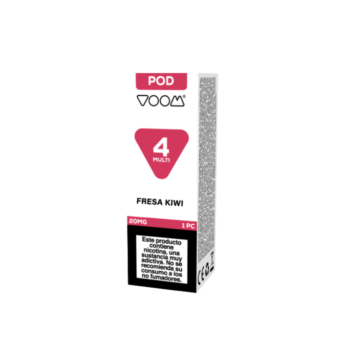 Cápsula prellenada repuesto VOOM 4 MULTI POD prellenada 20mg/ml nicotina – 1 ud – Fresa Kiwi