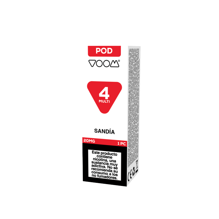 Cápsula prellenada repuesto VOOM 4 MULTI POD prellenada 20mg/ml nicotina – 1 ud – Sandía