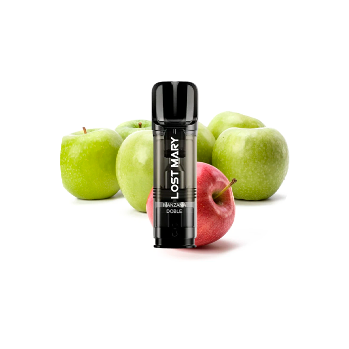 Cápsula rellena Lost Mary Tappo Air 600 puffs 20mg/ml nicotina – 1 ud – Manzana Doble