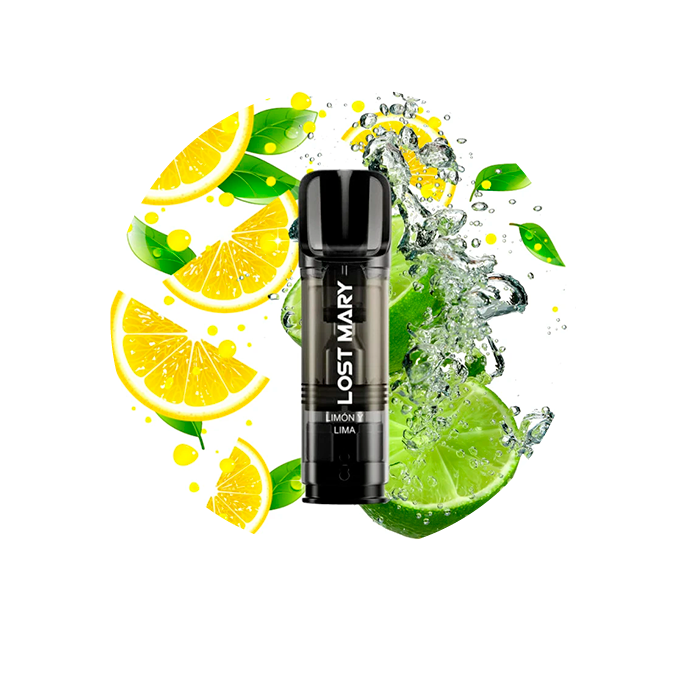 Cápsula rellena Lost Mary Tappo Air 600 puffs 20mg/ml nicotina – 1 ud – Limón y Lima